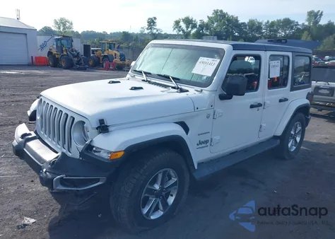 2020 Jeep Wrangler Unlimited North Edition z USA, uszkodzony, nr VIN 1C4HJXEN6LW216319